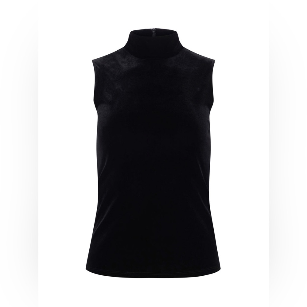 Chaps Black Velvet turtleneck